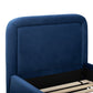 Briella Performance Velvet Trundle Bed in Twin - Navy - Image 11