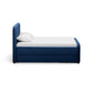 Briella Performance Velvet Trundle Bed in Twin - Navy - Image 8