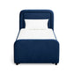 Briella Performance Velvet Trundle Bed in Twin - Navy - Image 3