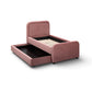 Briella Performance Velvet Trundle Bed in Twin - Salmon - Image 6