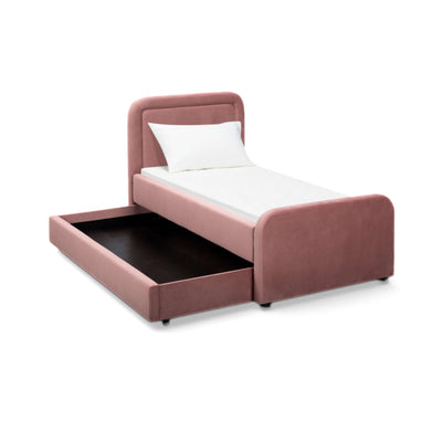 Briella Performance Velvet Trundle Bed in Twin - Image 1