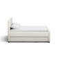 Briella Performance Velvet Trundle Bed in Twin - Cream - Image 5