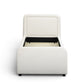 Briella Performance Velvet Trundle Bed in Twin - Cream - Image 8