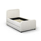 Briella Performance Velvet Trundle Bed in Twin - Cream - Image 7