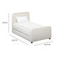 Briella Performance Velvet Trundle Bed in Twin - Cream - Image 10