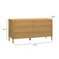 Oodle 62" 6-Drawer Dresser - Natural Ash - Image 8