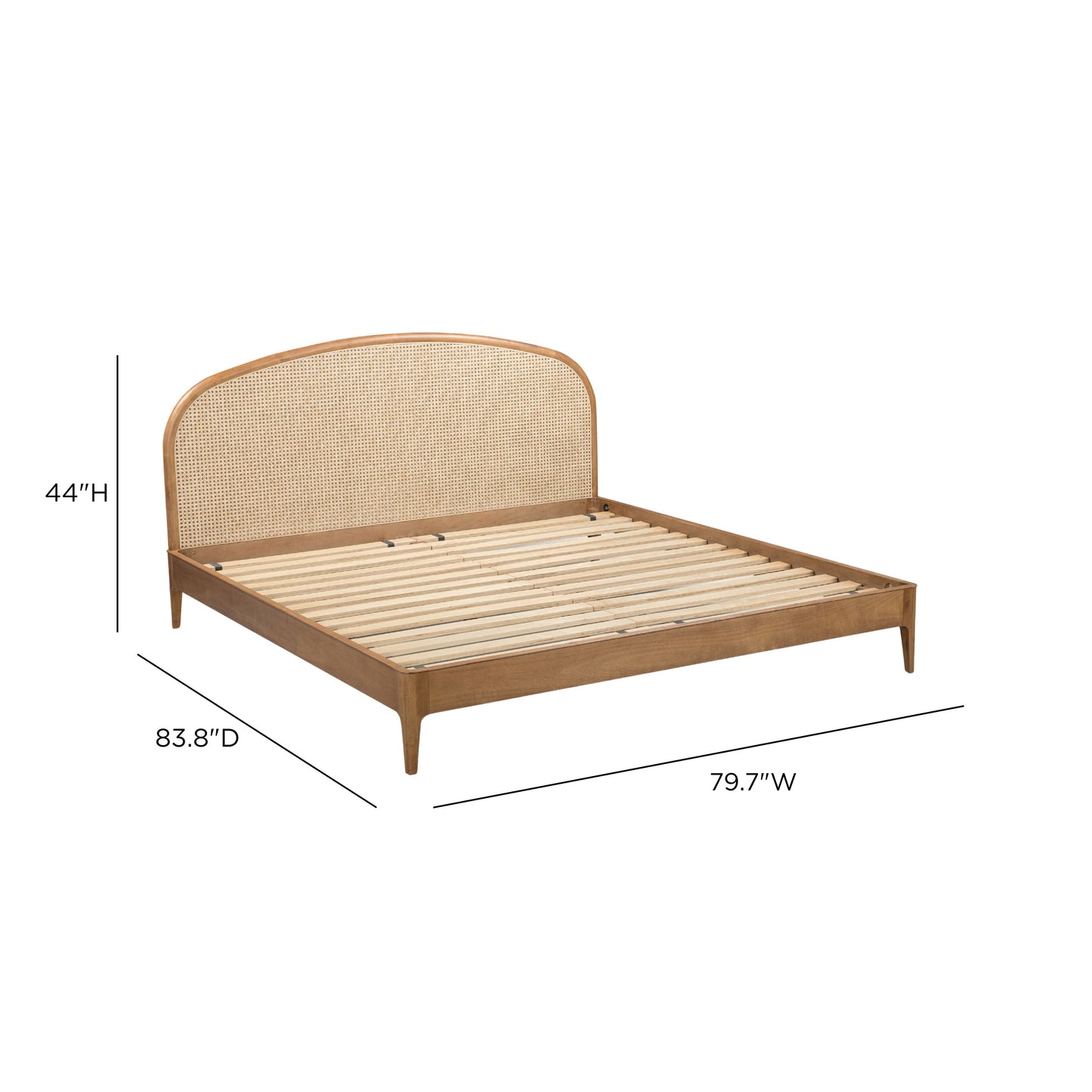Mico Natural Rattan Bed - King - Image 7