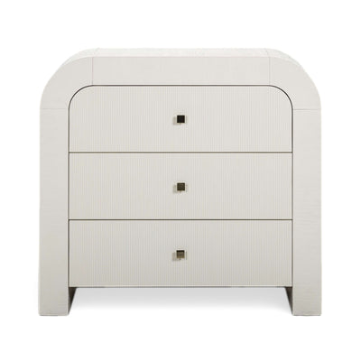 Hump 38" Arched 3-Drawer Bedside Chest - Image 1