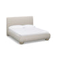 Rayne Textured Fabric Bed - Cream / Queen - Image 2