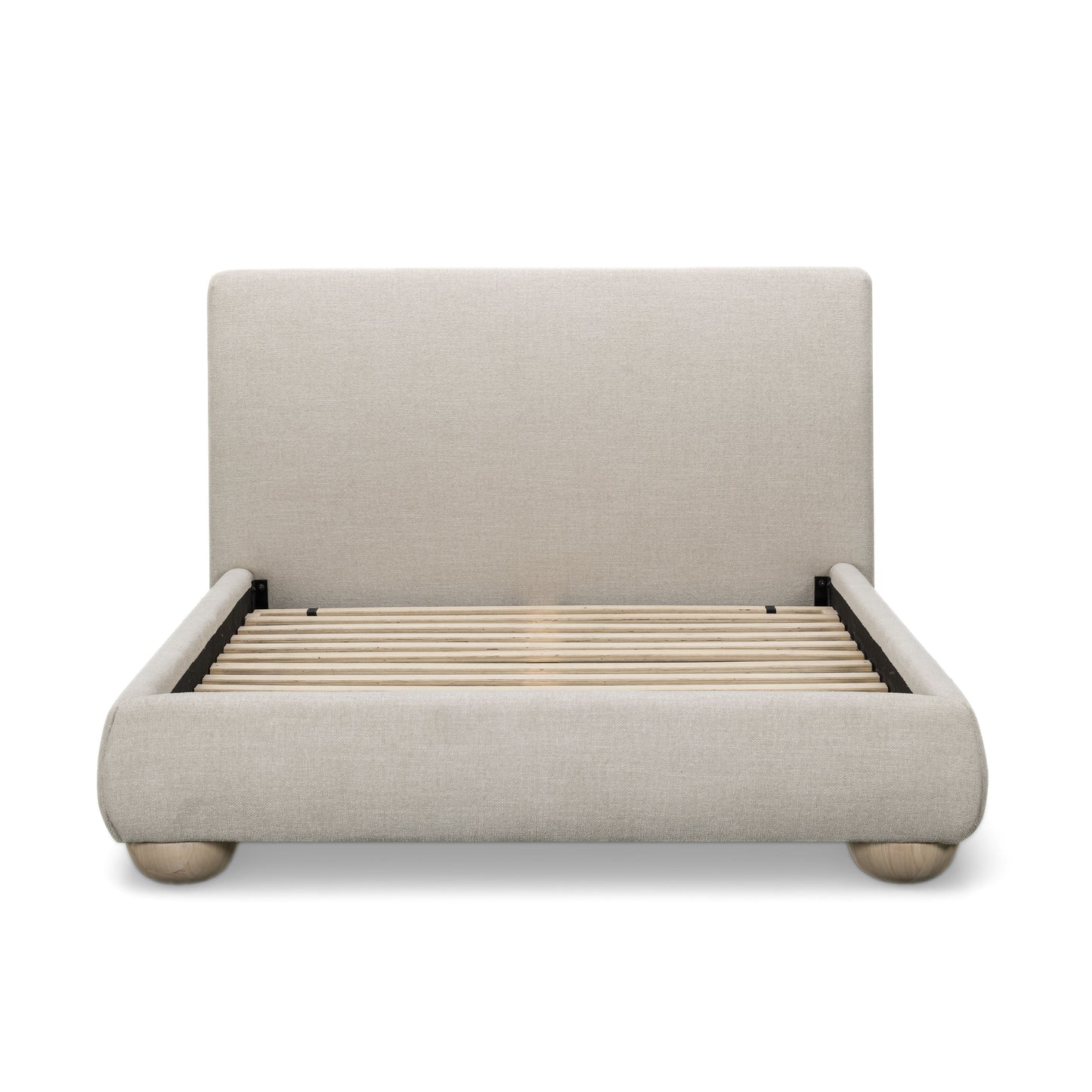 Rayne Textured Fabric Bed - Cream / Queen - Image 5