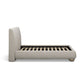 Rayne Textured Fabric Bed - Cream / Queen - Image 7