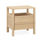 Tyra 22" Ash 2-Drawer Nightstand - Natural - Image 2