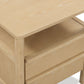 Tyra 22" Ash 2-Drawer Nightstand - Natural - Image 5