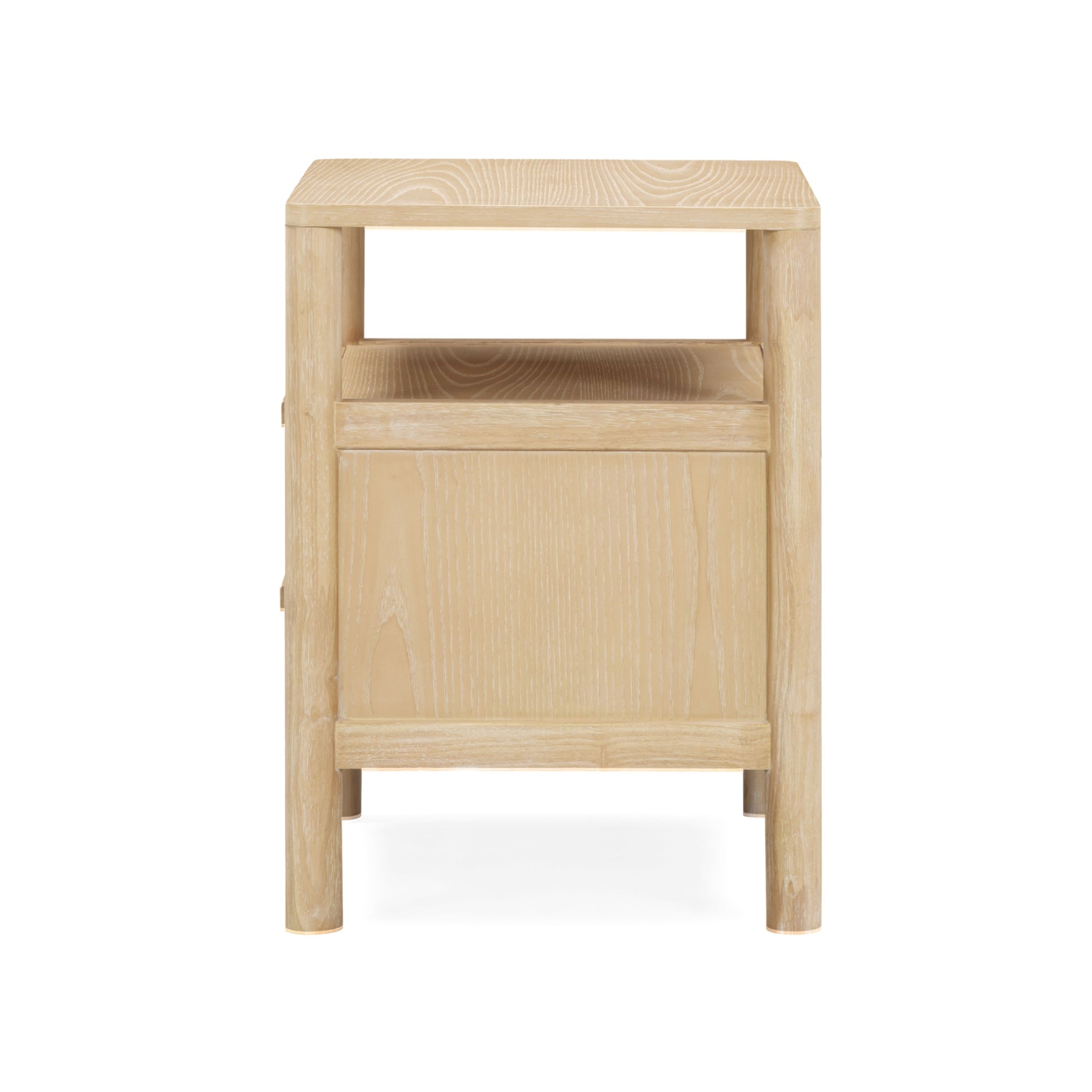 Tyra 22" Ash 2-Drawer Nightstand - Natural - Image 6