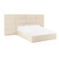 Eliana Performance Velvet Headboard Wings - Cream / Queen - Image 3