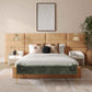 Eliana Performance Velvet Headboard Wings - Honey / Queen - Image 7