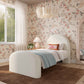 Moon Cream Performance Boucle Twin Bed - Image 2