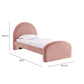 Moon Rose Upcycled Contract-Grade Chenille Twin Bed - Image 5