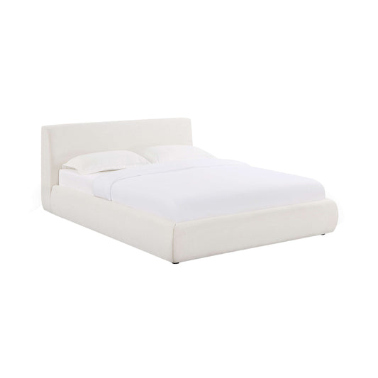 Isla Cream Upcycled Performance Linen Bed - Image 1