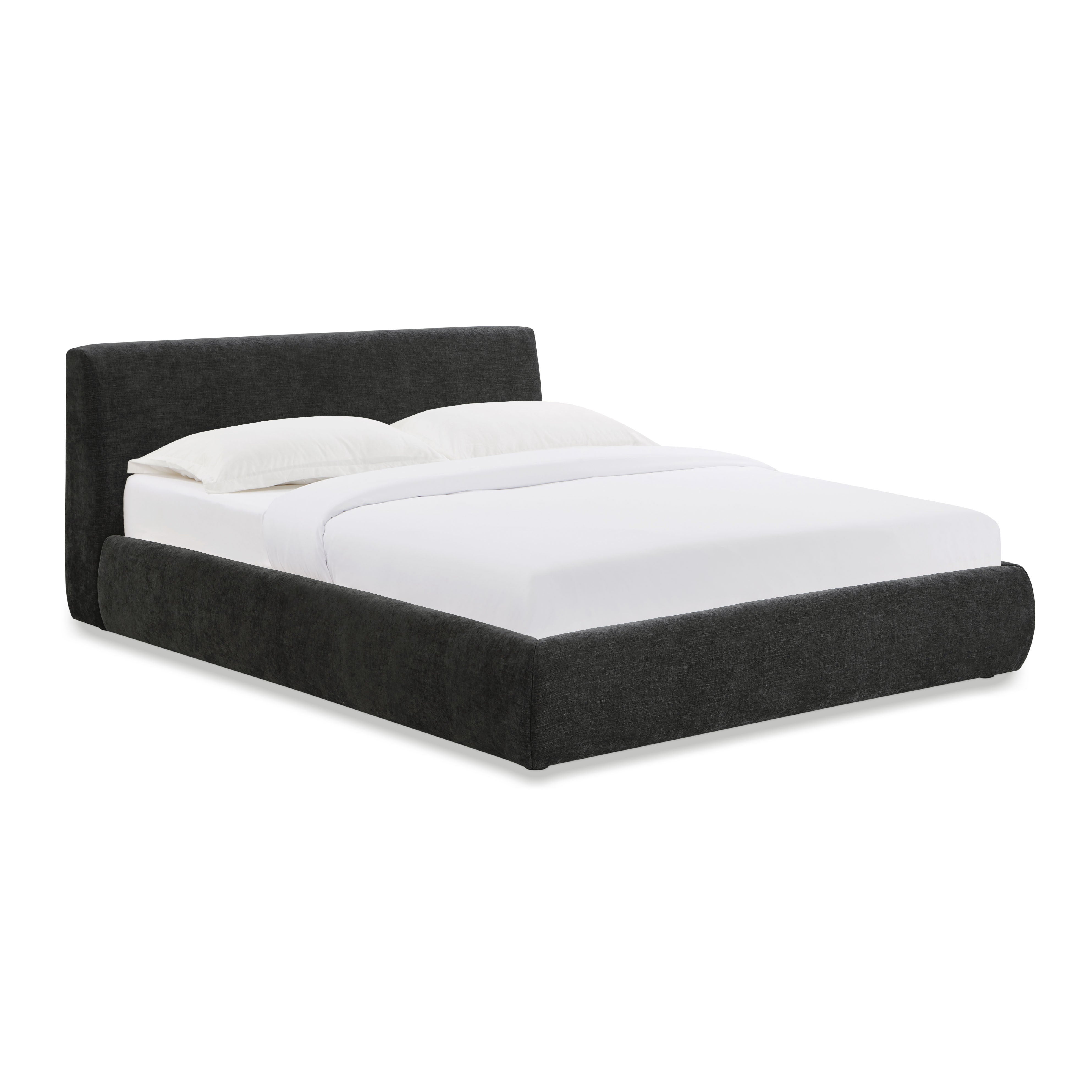 Isla Textured Performance Velvet Bed | TOV Furniture