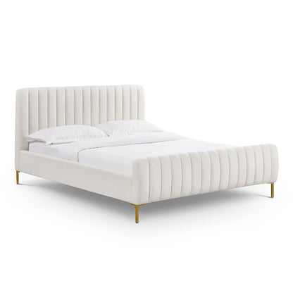 Angela Upcycled Performance Linen Bed - Natural / Queen - Image 2