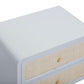 Patty 28" Rattan 2 Drawer Nightstand - Blue - Image 9