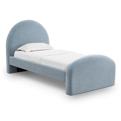 Moon Chambray Blue Performance Chenille Twin Bed - Default Title - Image 2