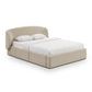 Corey Upcycled Performance Linen Storage Bed - Taupe / Queen - Image 4