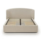 Corey Upcycled Performance Linen Storage Bed - Taupe / Queen - Image 7