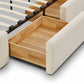 Corey Upcycled Performance Linen Storage Bed - Cream / King - Image 11