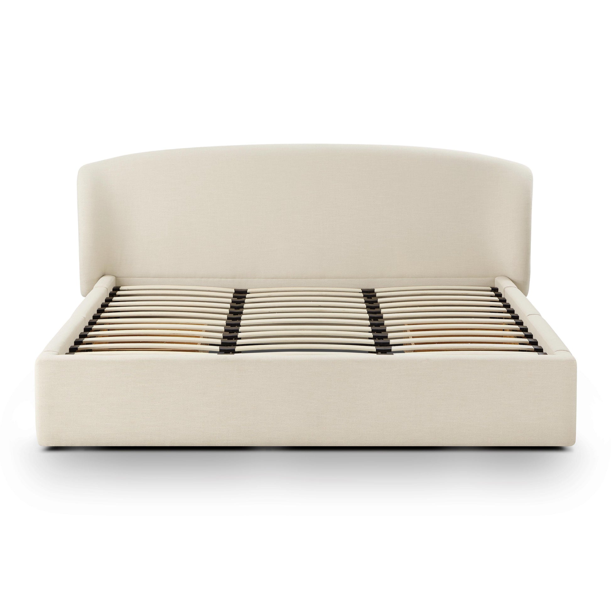 Corey Upcycled Performance Linen Storage Bed - Cream / King - Image 7