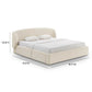 Corey Upcycled Performance Linen Storage Bed - Cream / King - Image 12