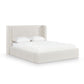 Harmony Cream Performance Chenille Queen Bed - Image 3