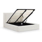 Harmony Cream Performance Chenille Queen Bed - Image 2