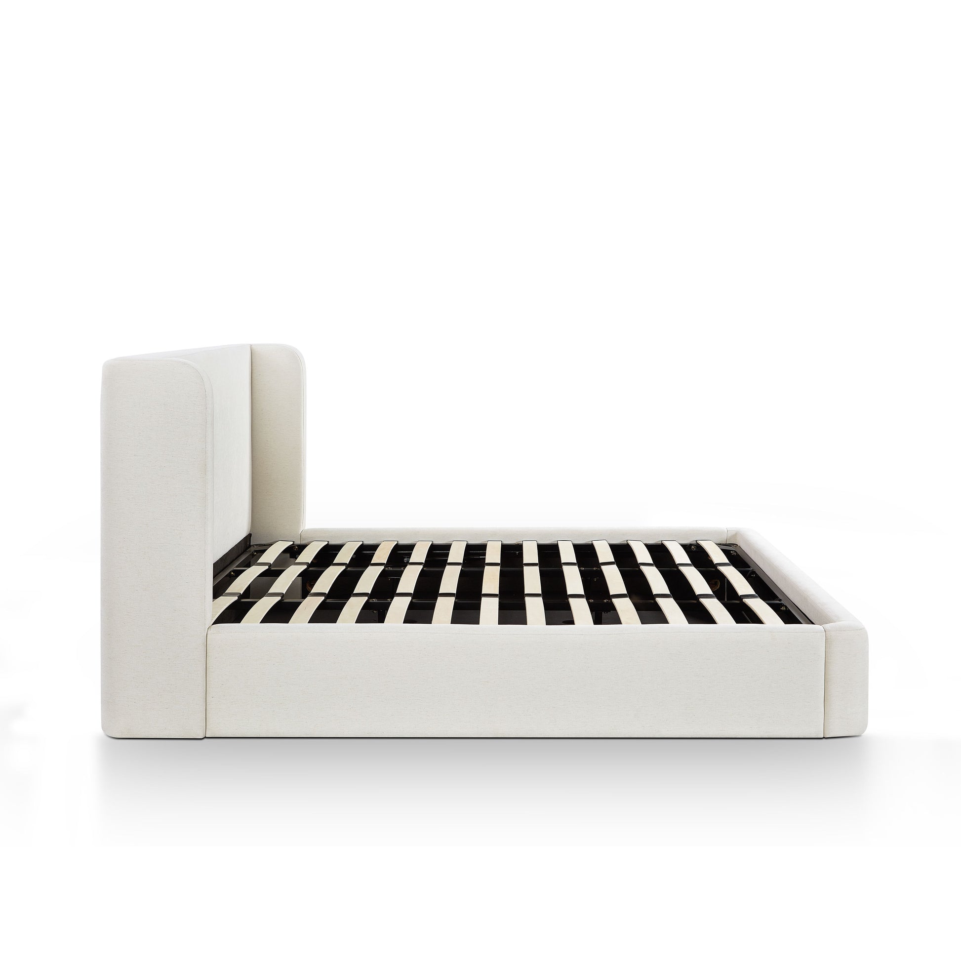 Harmony Cream Performance Chenille King Bed - Image 7