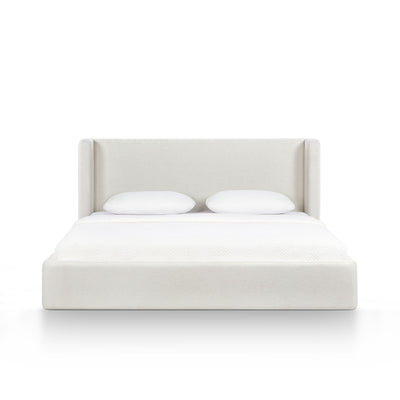 Harmony Cream Performance Chenille King Bed - Image 1