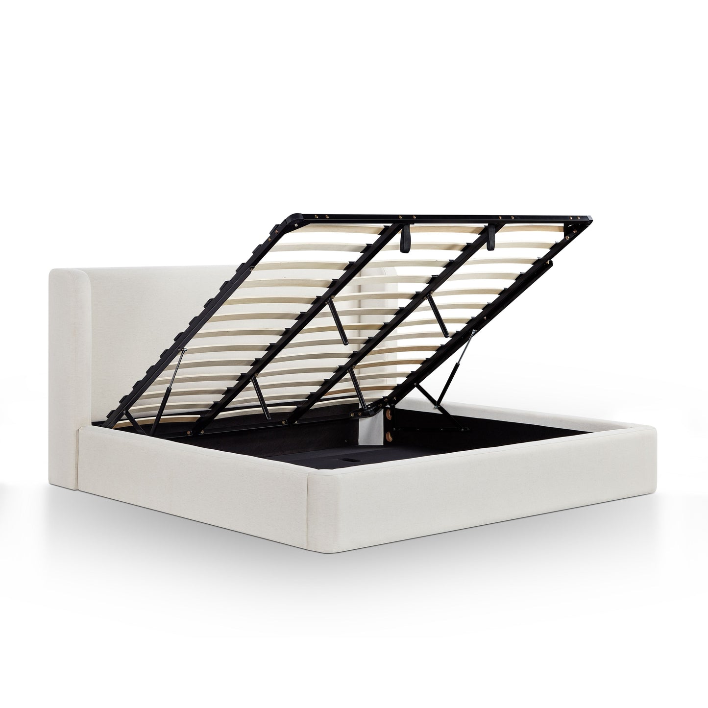Harmony Cream Performance Chenille King Bed - Image 2