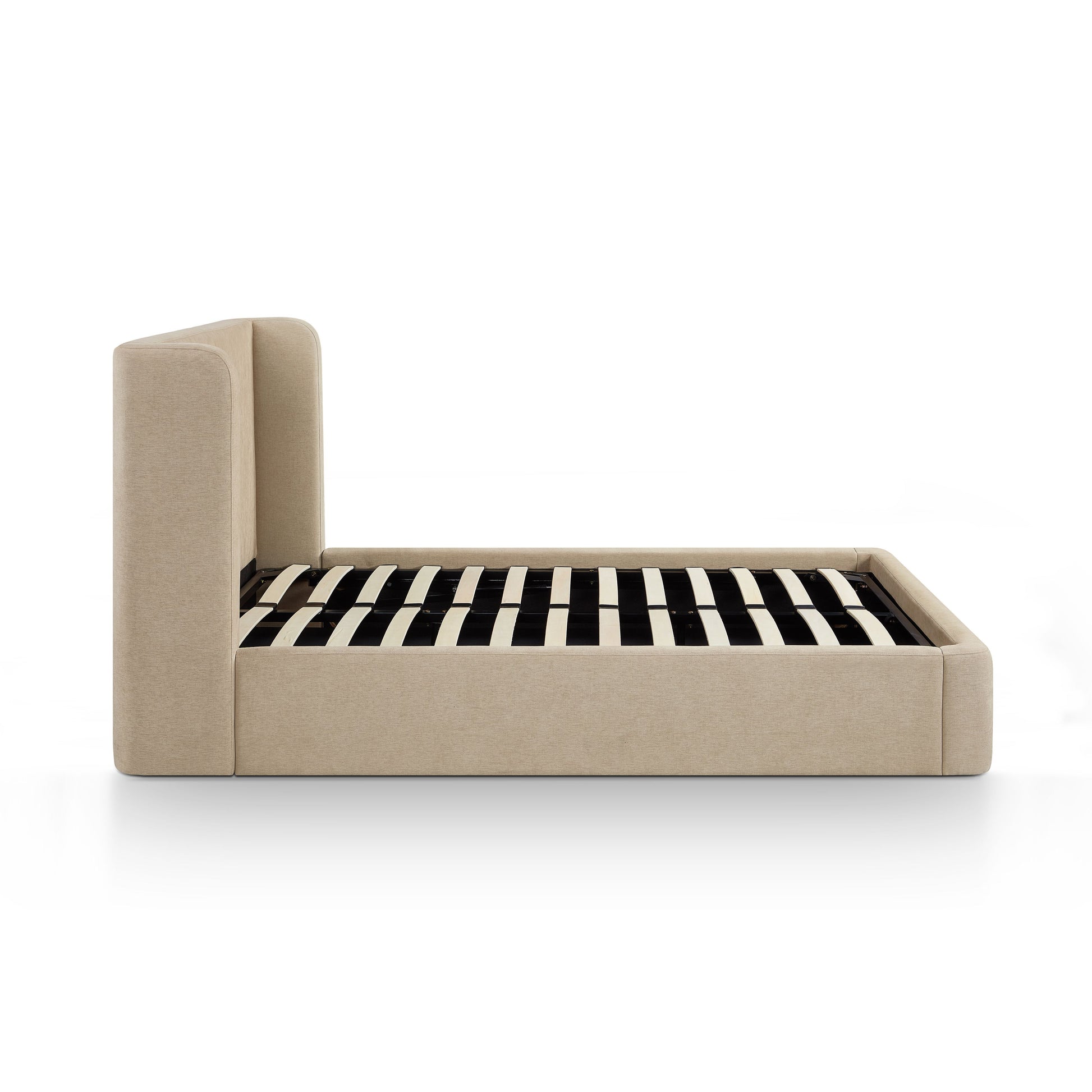 Harmony Tan Performance Chenille Queen Bed - Image 7