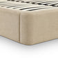 Harmony Tan Performance Chenille Queen Bed - Image 10