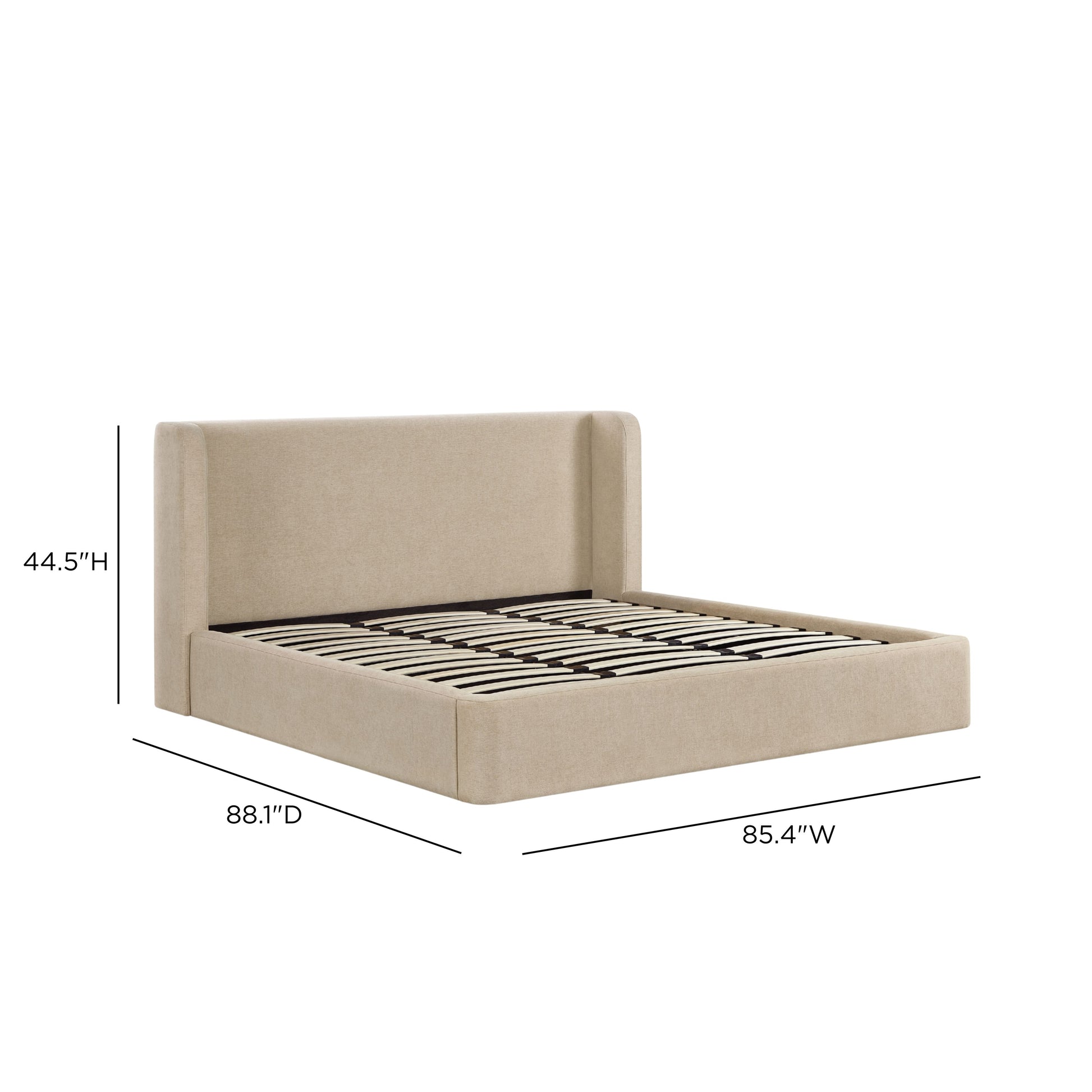 Harmony Tan Performance Chenille King Bed - Image 11
