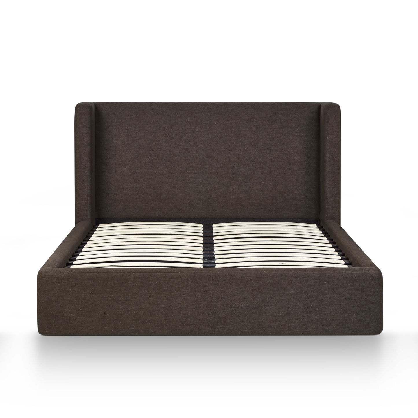 Harmony Chocolate Brown Performance Chenille Queen Bed - Image 5