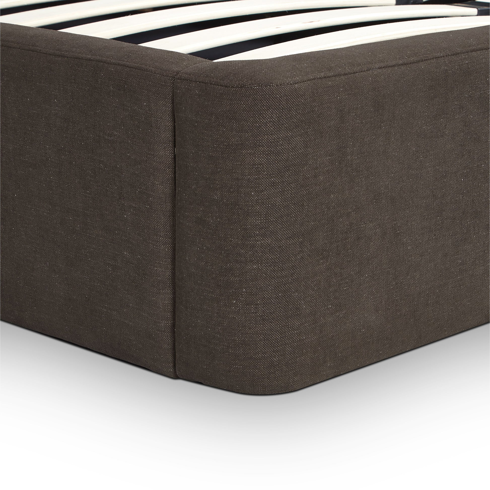 Harmony Chocolate Brown Performance Chenille Queen Bed - Image 8