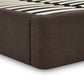 Harmony Chocolate Brown Performance Chenille King Bed - Image 11