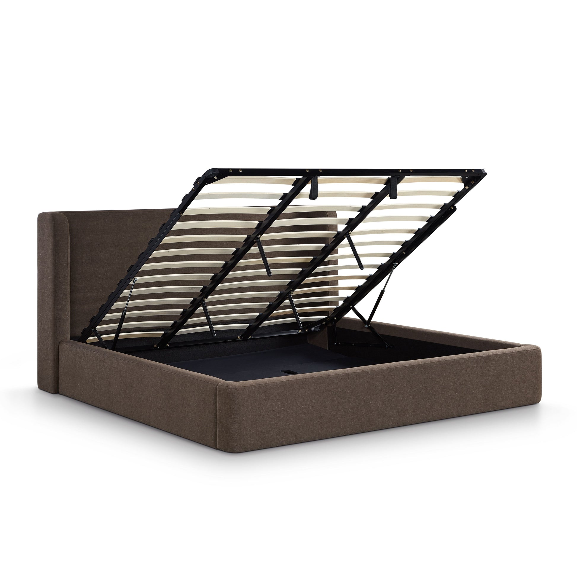 Harmony Chocolate Brown Performance Chenille King Bed - Image 2