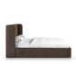 Harmony Chocolate Brown Performance Chenille King Bed - Image 4