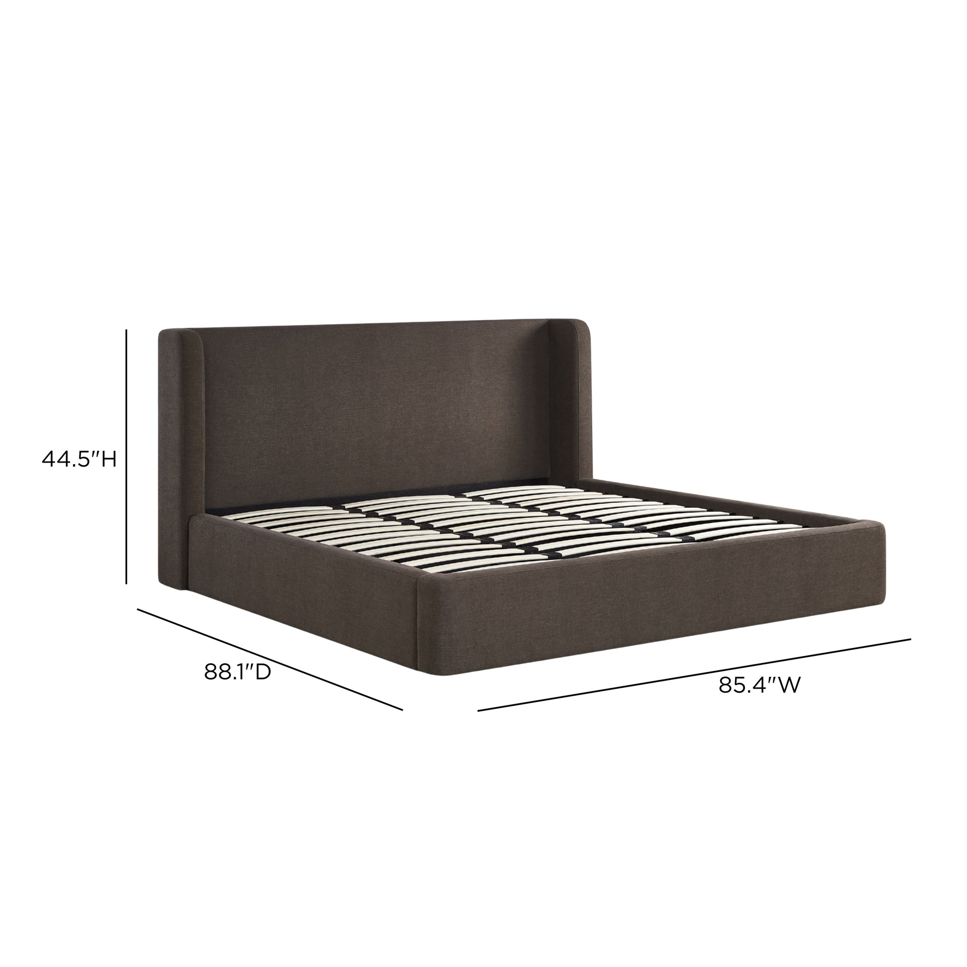 Harmony Chocolate Brown Performance Chenille King Bed - Image 12