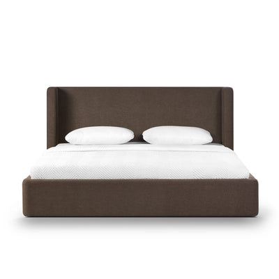 Harmony Chocolate Brown Performance Chenille King Bed - Image 1