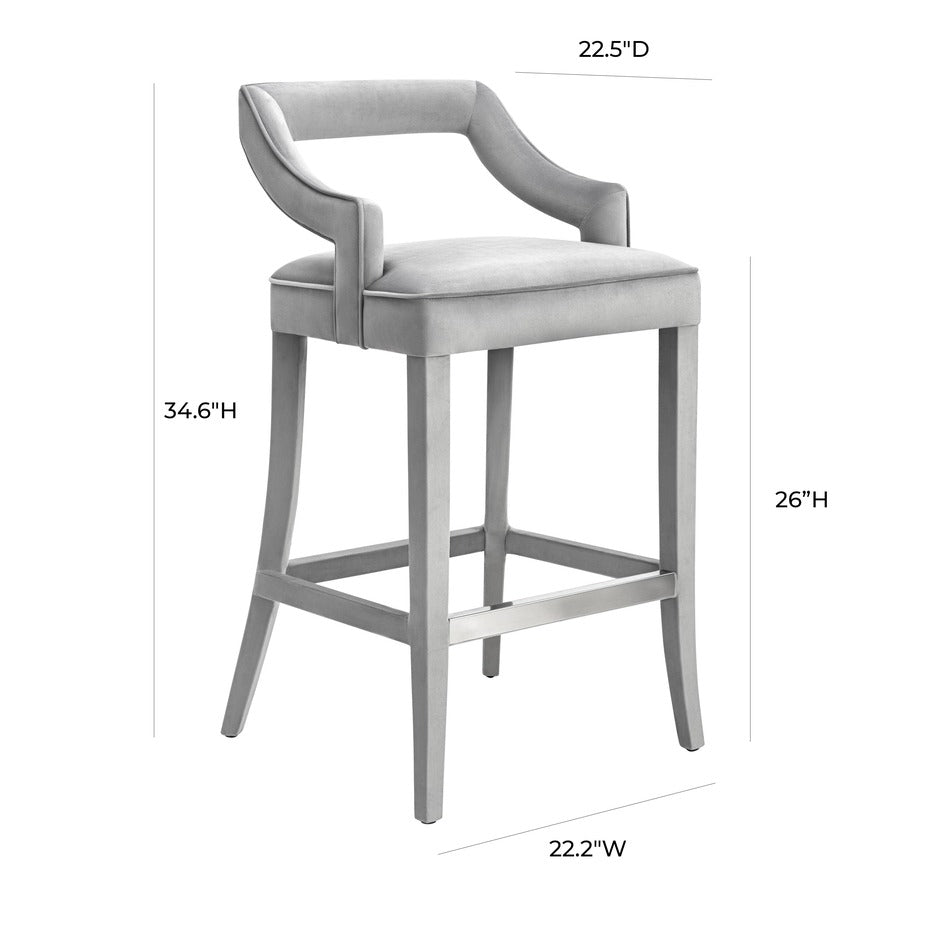Tiffany Velvet Stool
