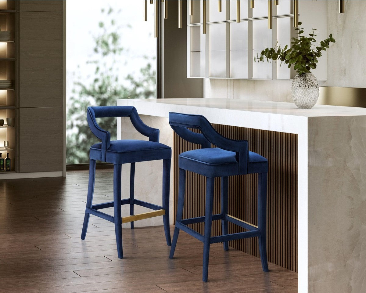 Tiffany Velvet Stool