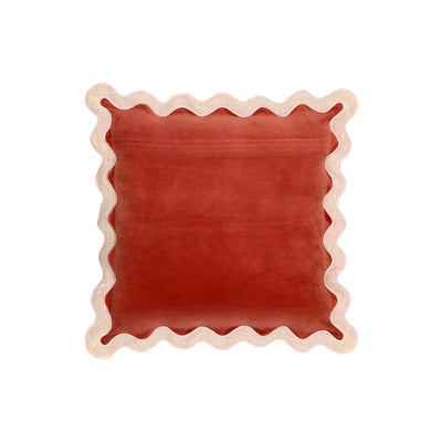 Scalloped Edge 24" Square Throw Pillow Cover - Image 2